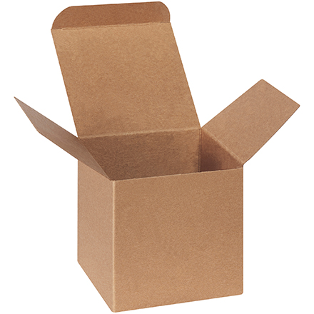 5 x 5 x 5" Heavy Duty Kraft Reverse Tuck Folding Cartons